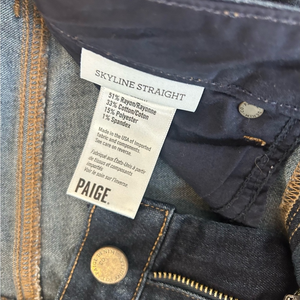 Paige Skyline straight jeans size 25 - Picture 5 of 7